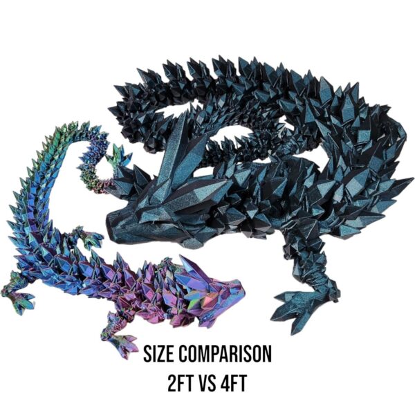 4ft Crystal Dragon