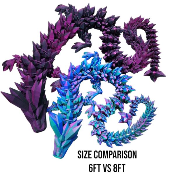 6ft Crystal Dragon - Image 2
