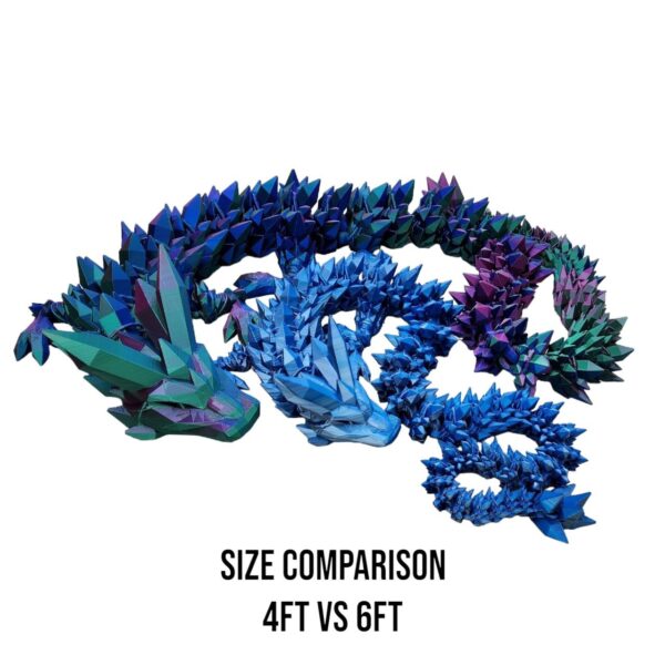 6ft Crystal Dragon